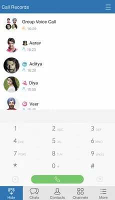 Jio Chat android App screenshot 1