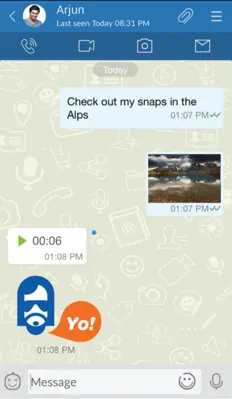 Jio Chat android App screenshot 4